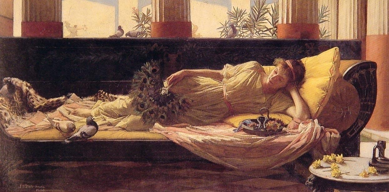 John William Waterhouse Sweet Nothings